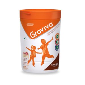 Groviva Child Nutrition Supplement Jar- 400g (Chocolate)-0