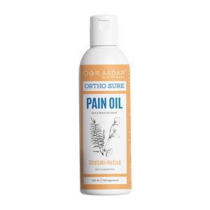 AADAR ORTHO SURE Pain Oil _ Ayurvedic Pain Relief Oil for Knee, Back, Joints and Muscle Pain _ Shallaki, Hadjod, and Mahanarayan oil _ 100 ml-0