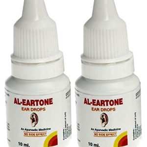 AL-EARTONE AL EARTONE EAR DROPS _ Antifungal _ Antibacterial _ No Side Effects _ 100% Ayurvedic & Natural Herbal Ear Drops _ 10 ml _ Pack of 2-0
