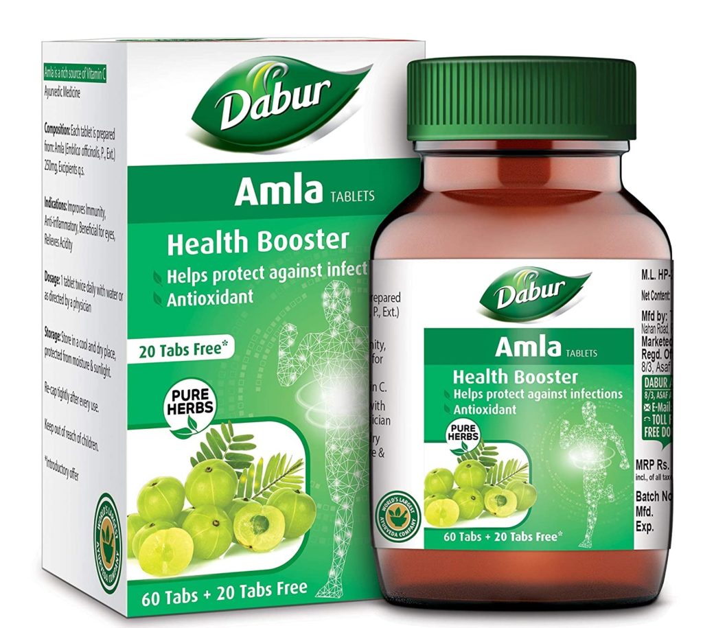 Dabur Pure Herbs Health Booster Amla Tablet