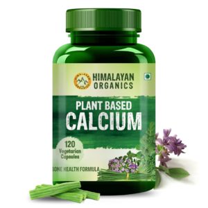 Himalayan Organics Plant Based Calcium Supplement for Bone Health