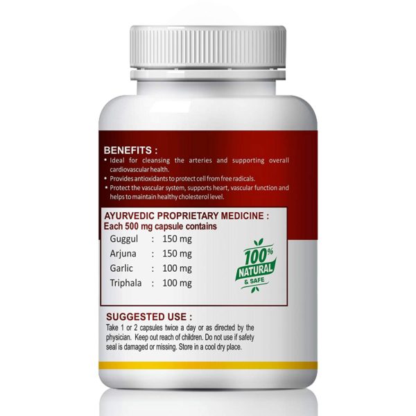 Inlazer Cholesterol controller herbal capsules 100% Ayurvedic-1