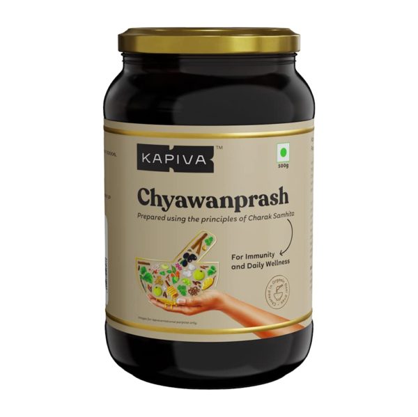 Kapiva Chyawanprash (500g) - For Immunity and Daily Wellness, with Organic Ghee,Raw Honey and 40+ Herbs _ For Kids and Adults-0
