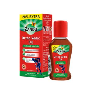 Zandu Ortho Vedic Oil _ Ayurvedic Oil for Joint Pain, Muscle Pain, Osteoarthritis _ Visible improvement in 7 days (50ml +20% extra)-0